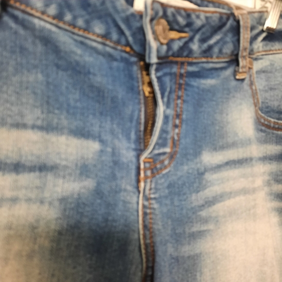 Torrid Denim Jeans Womens 12 Blue Boyfriend Mid Rise Medium Wash 34x30 - Picture 3 of 12